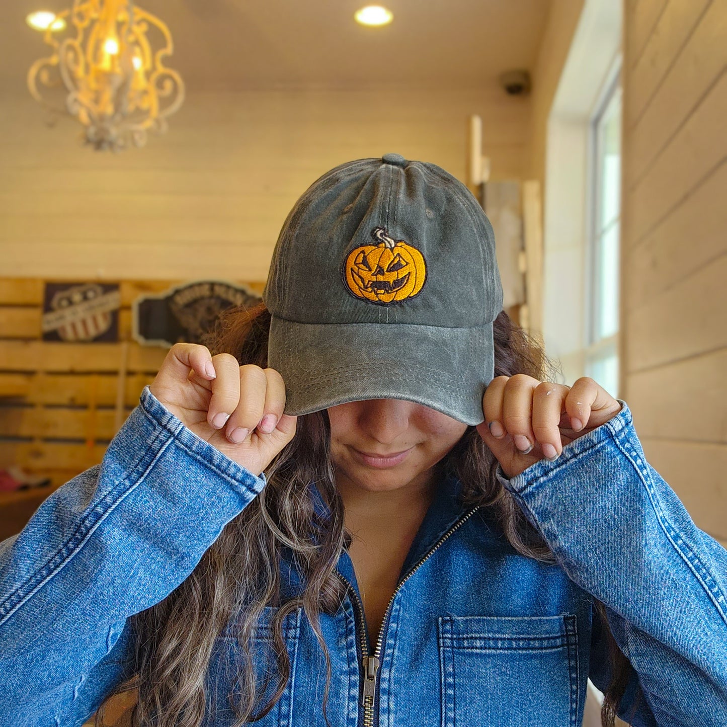 JACK-O-LANTERN BASEBALL CAP