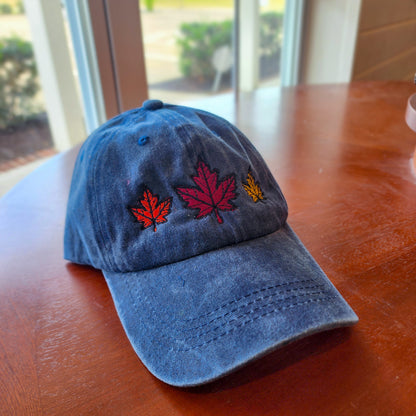 FALL LEAF BALL CAP