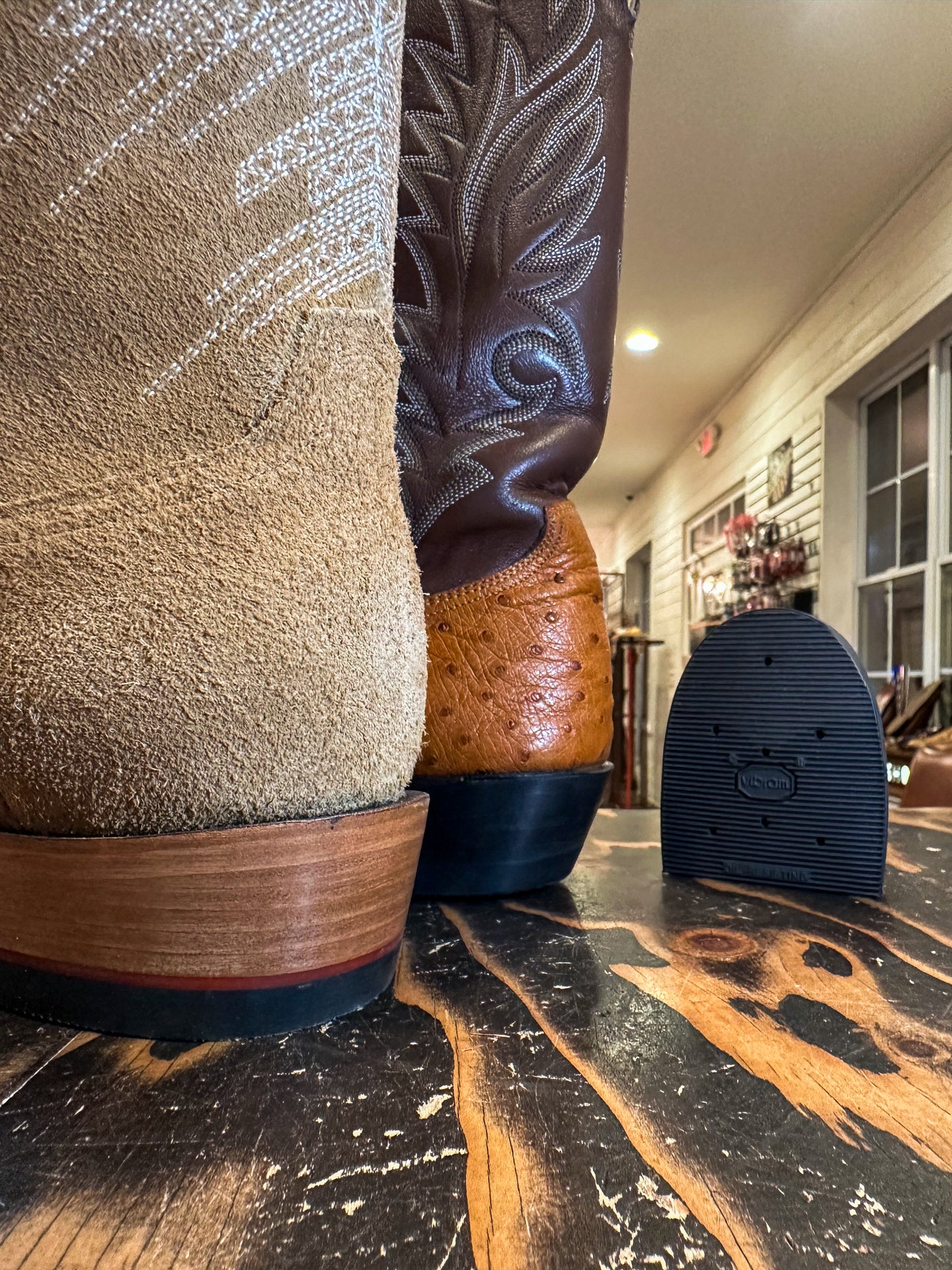 Cowboy Boot Heel Replacement